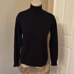 Theory Cashmere Black Turtle Neck Sweater